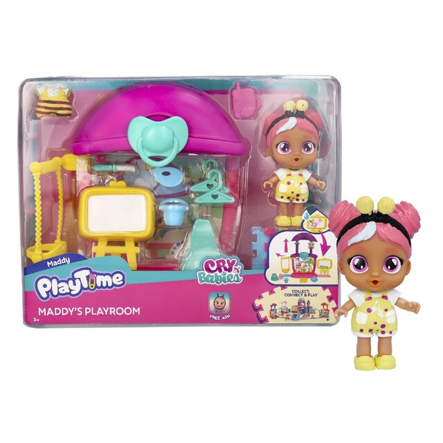 Imagem 0 de Boneca Bebé com Playset Maddie's Playroom Playtime