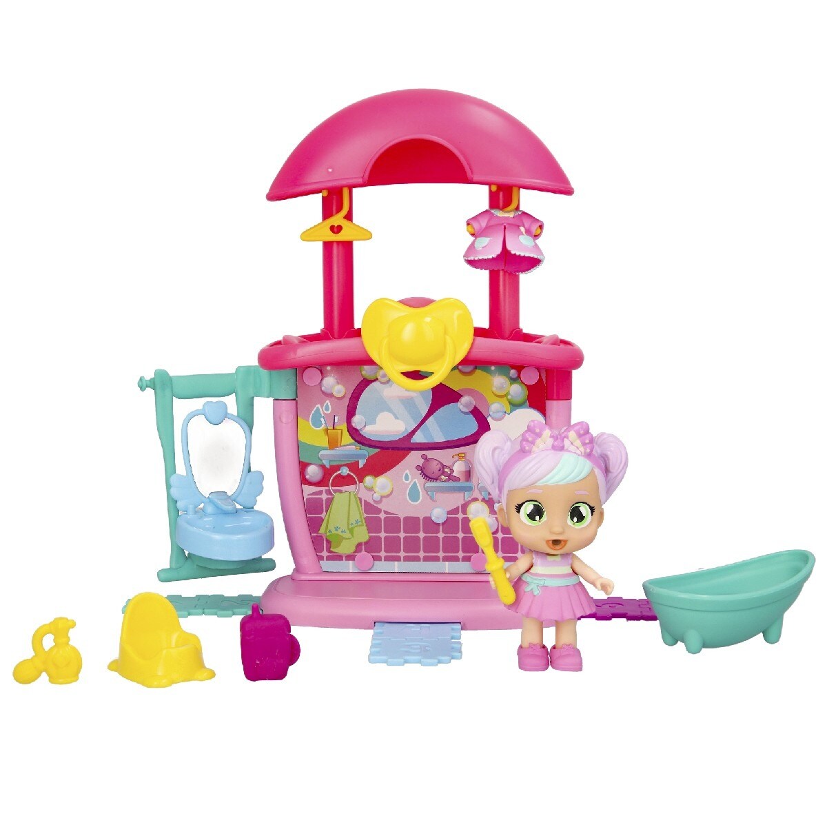 Boneca Bebé com Playset Bella's Bathroom Playtime 2