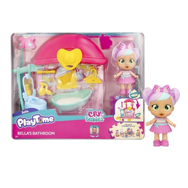 Imagem 0 de Boneca Bebé com Playset Bella's Bathroom Playtime
