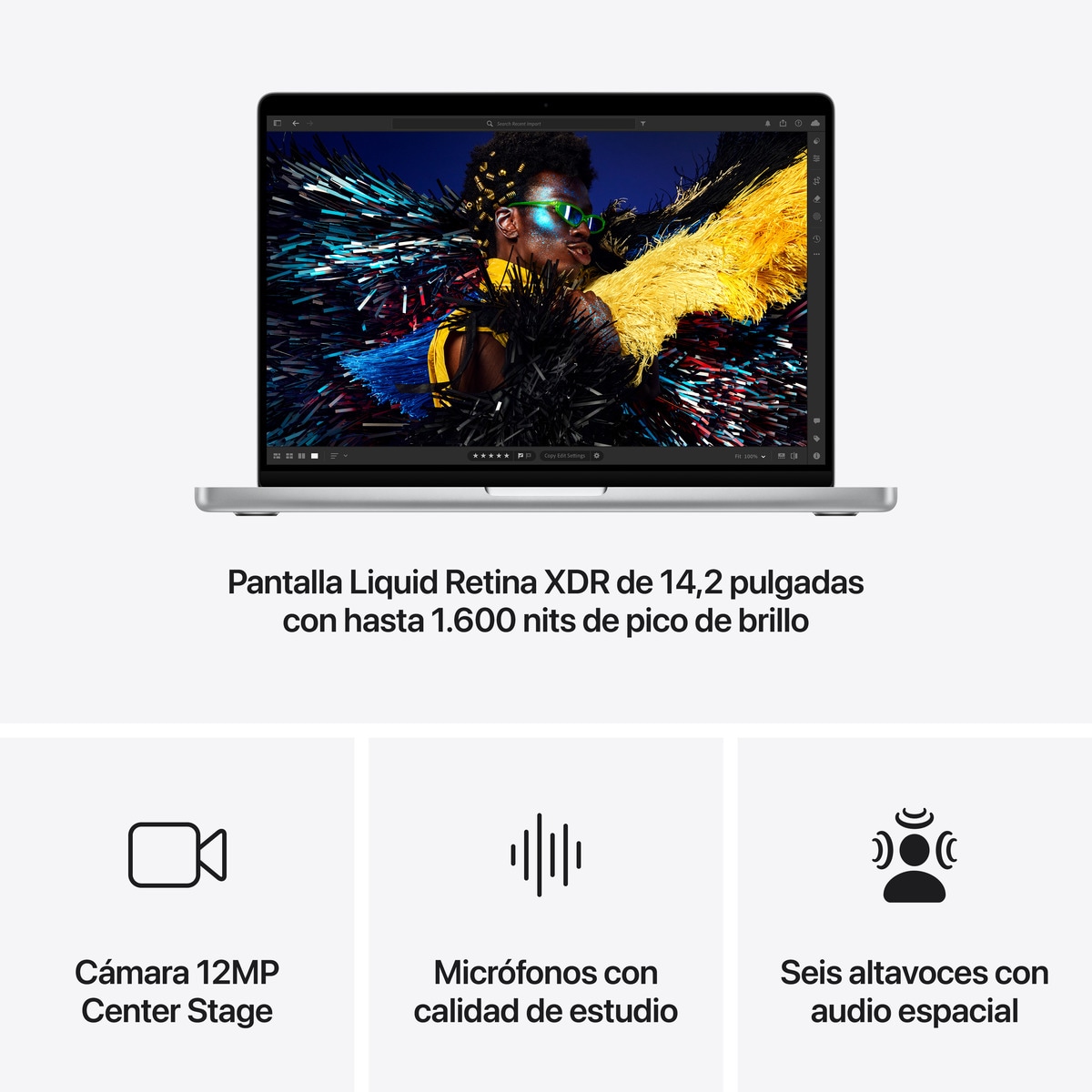 Apple MacBook Pro 14 (2024) M4, 24GB, 1TB SSD, 14,2", MacOS Plata-7