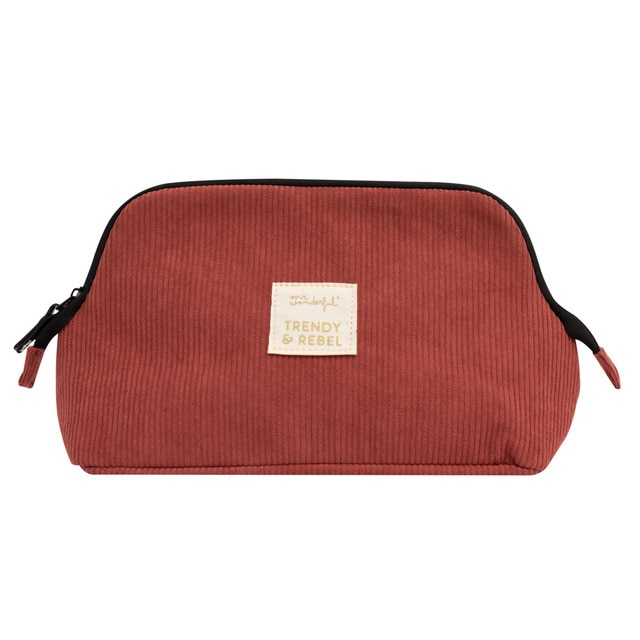 Imagem 0 de Necessaire em bombazina rosa Mr Wonderful: Trendy & rebel