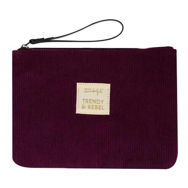 Imagen 0 de Neceser pana morado Mr Wonderful: Trendy & rebel