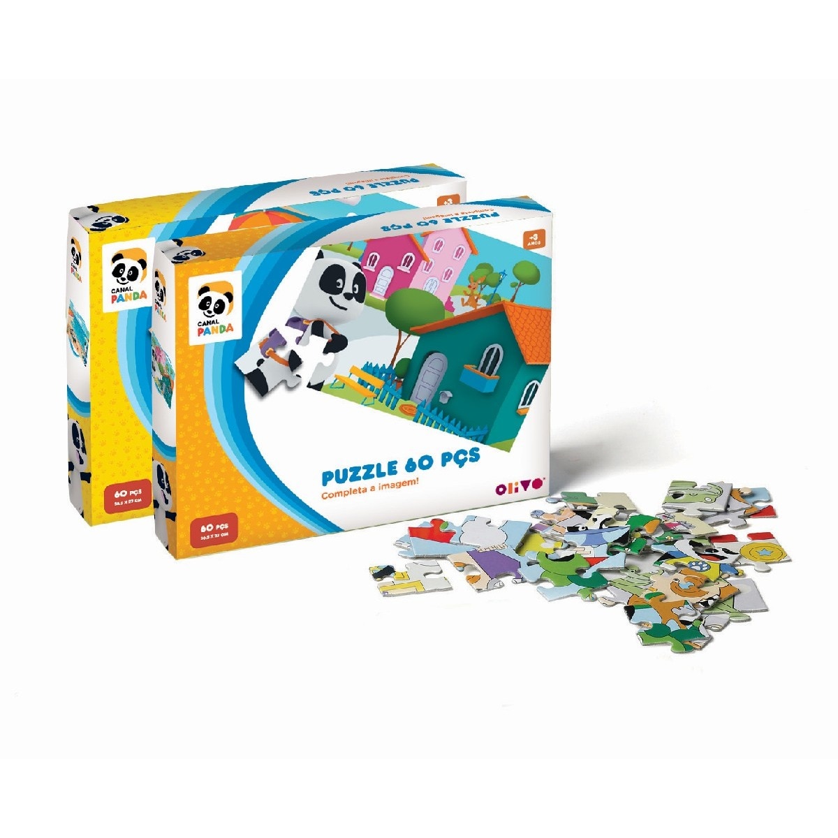 Imagem 0 de Panda - Puzzles 60 Pcs, Artigo Sortido. Envio realizado de forma aleatória