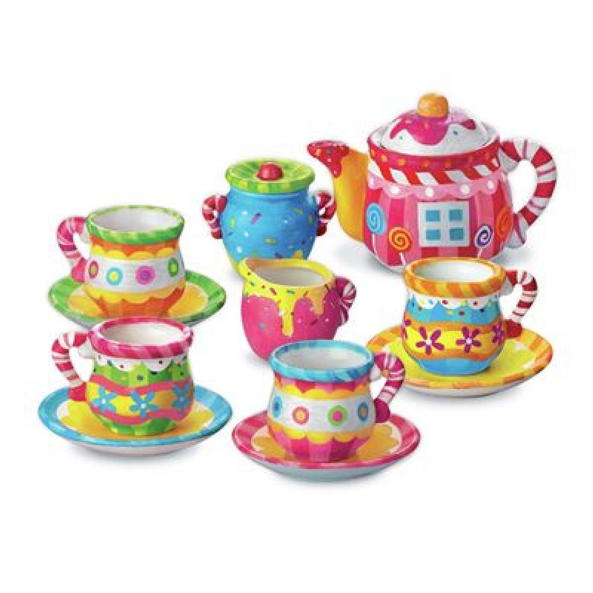 Pinte o seu Mini Jogo de Chá 4M 2