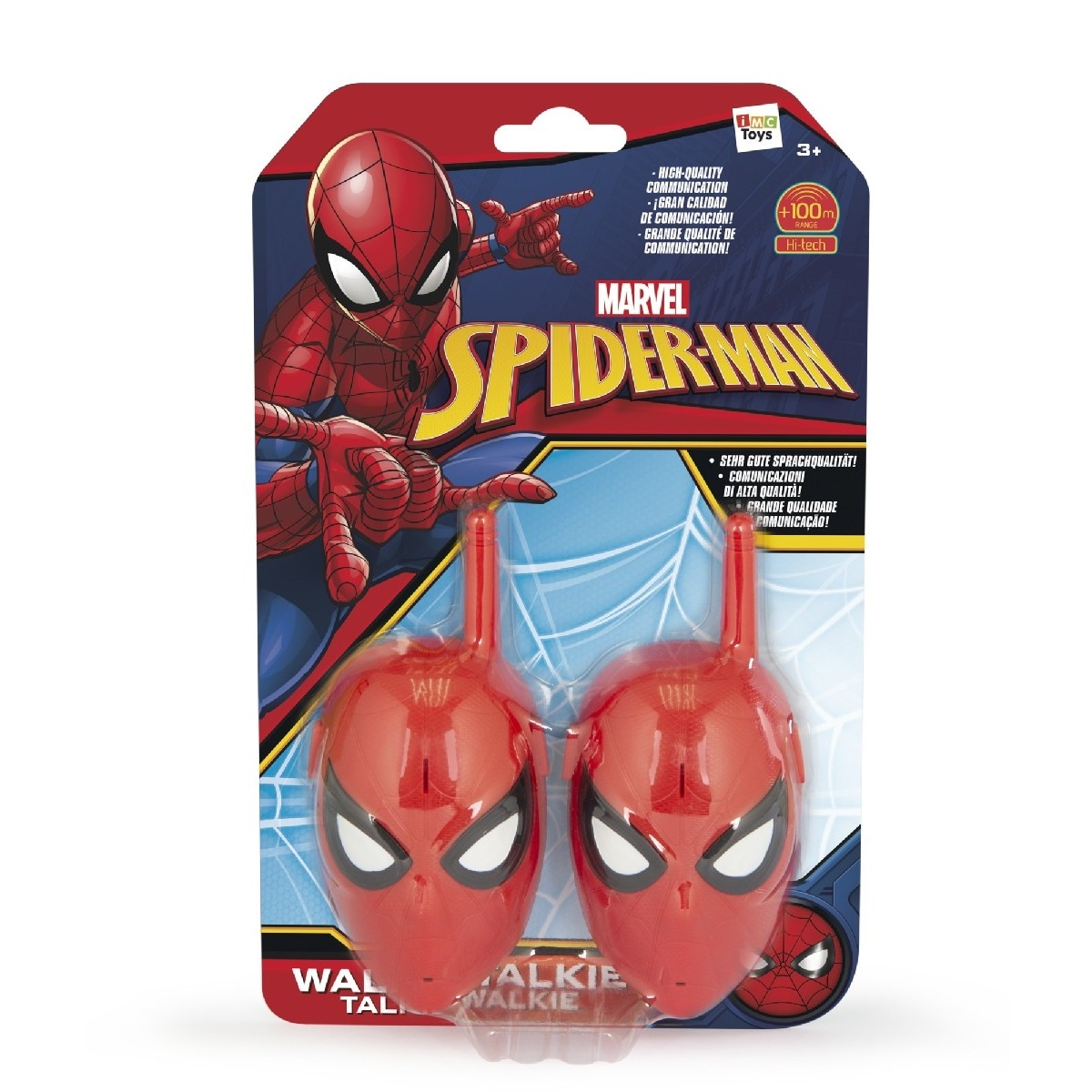 Imagem 0 de Walkie Talkie Cara Spiderman Imc Toys