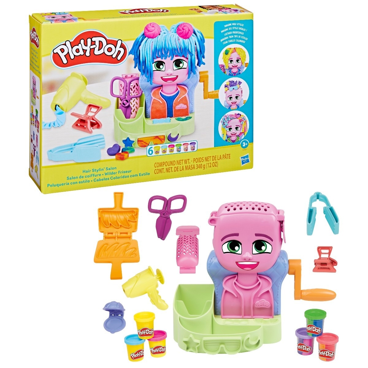 Play-Doh Cabelos Coloridos Com Estilo 2