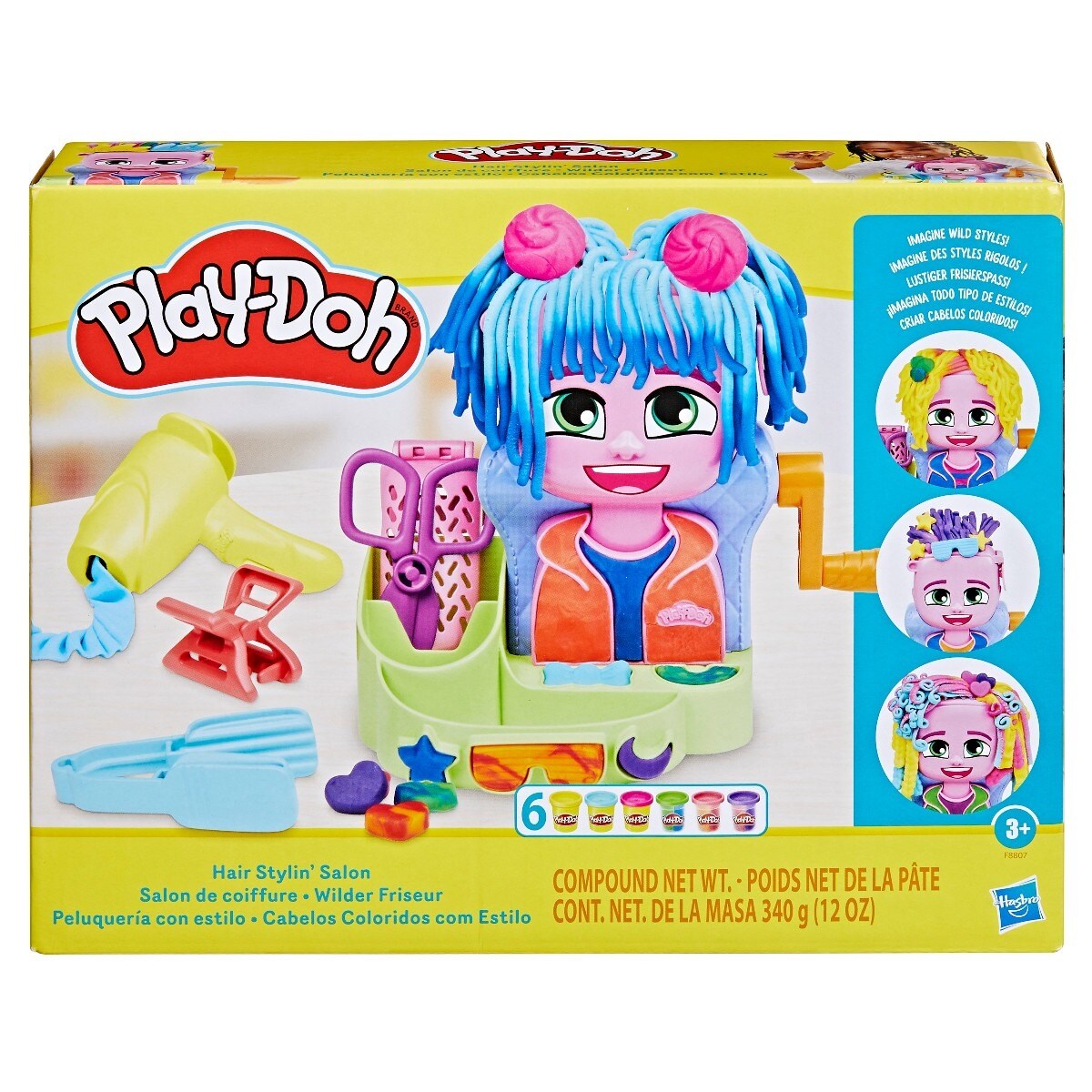 Play-Doh Cabelos Coloridos Com Estilo 1