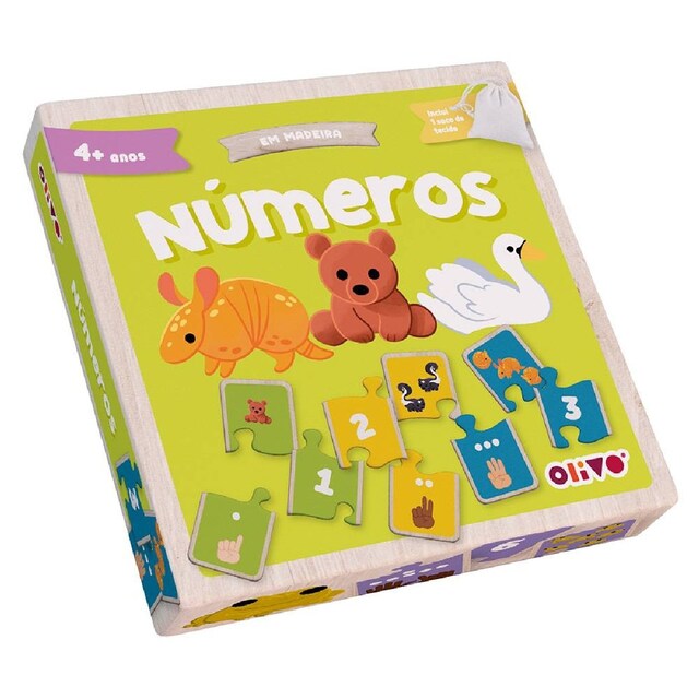 Imagem 0 de Jogo Olivo Evolui - Números (Madeira)