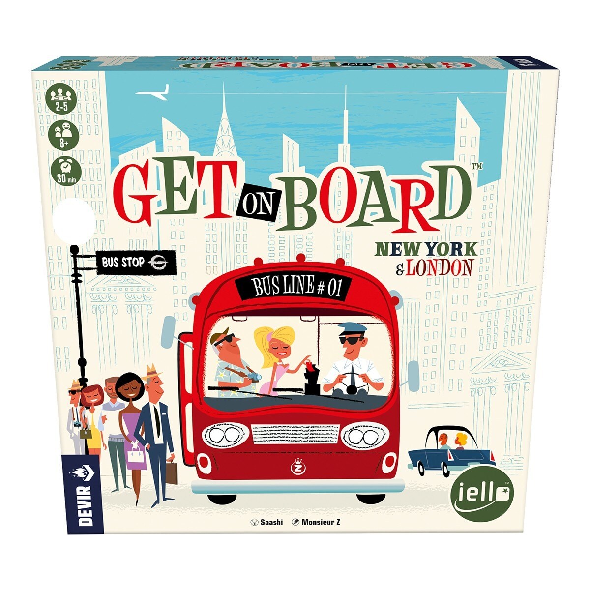 Jogo de Tabuleiro Get on Board - Nova York e Londres 1