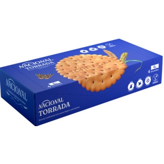 Bolacha Maria Torrada 6 unidades embalagem 120 g - Nacional