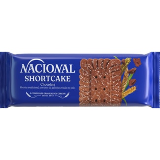 Bolachas Shortcake de Chocolate embalagem 180 g - Nacional