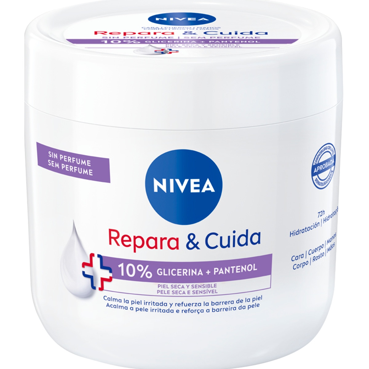 Creme Sensitive Repara e Cuida embalagem 400 ml