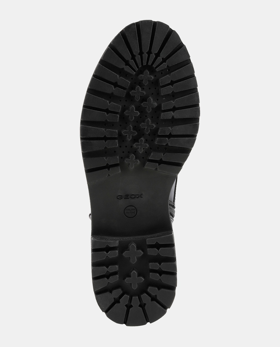 Botins Informais de Inspiração Biker Preto-4