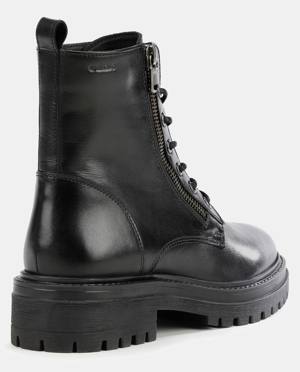 Botins Informais de Inspiração Biker Preto-3