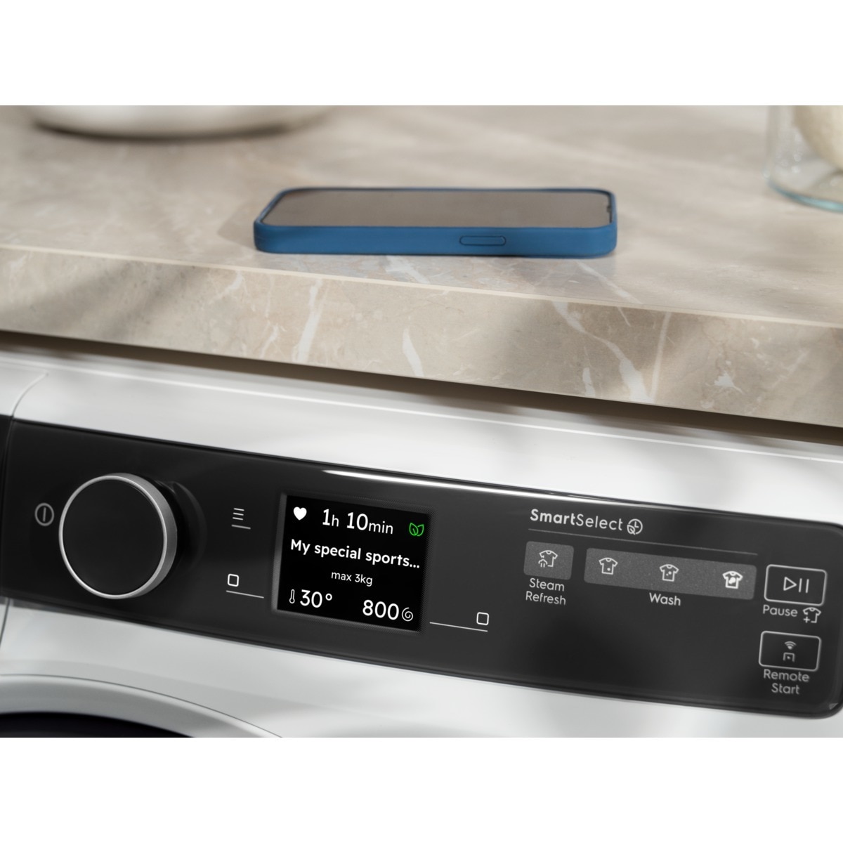Máquina de Lavar Roupa Eletrolux Série 800 EFI8704L7Q Carga Frontal, UltraCare, Autodose, de 11 Kg e de 1400 rpm - Branco Branco-6