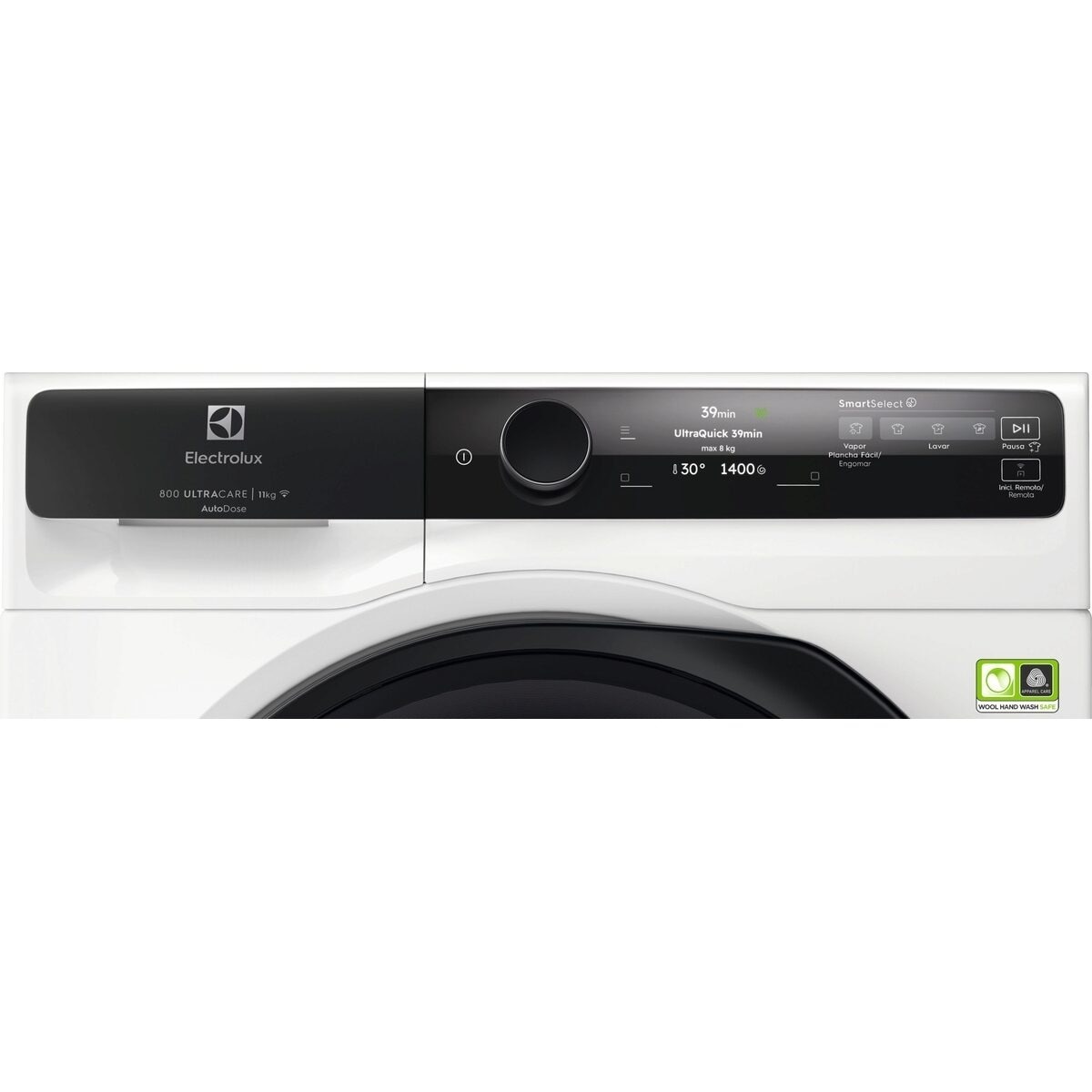 Máquina de Lavar Roupa Eletrolux Série 800 EFI8704L7Q Carga Frontal, UltraCare, Autodose, de 11 Kg e de 1400 rpm - Branco Branco-2