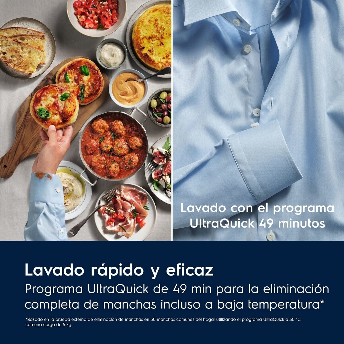 Máquina de Lavar Roupa Eletrolux Série 800 EFI8704L7Q Carga Frontal, UltraCare, Autodose, de 11 Kg e de 1400 rpm - Branco Branco-3