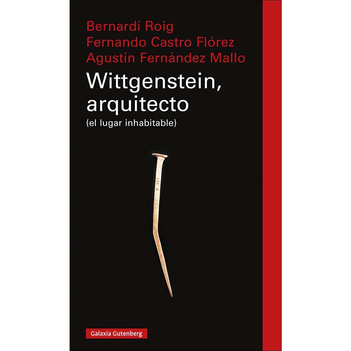 Imagem 0 de Wittgenstein, arquitecto: (el lugar inhabitable)(Tapa dura)