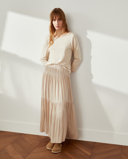 Faldas Largas Faldas Midi El Corte Ingles Falda Midi Plisada