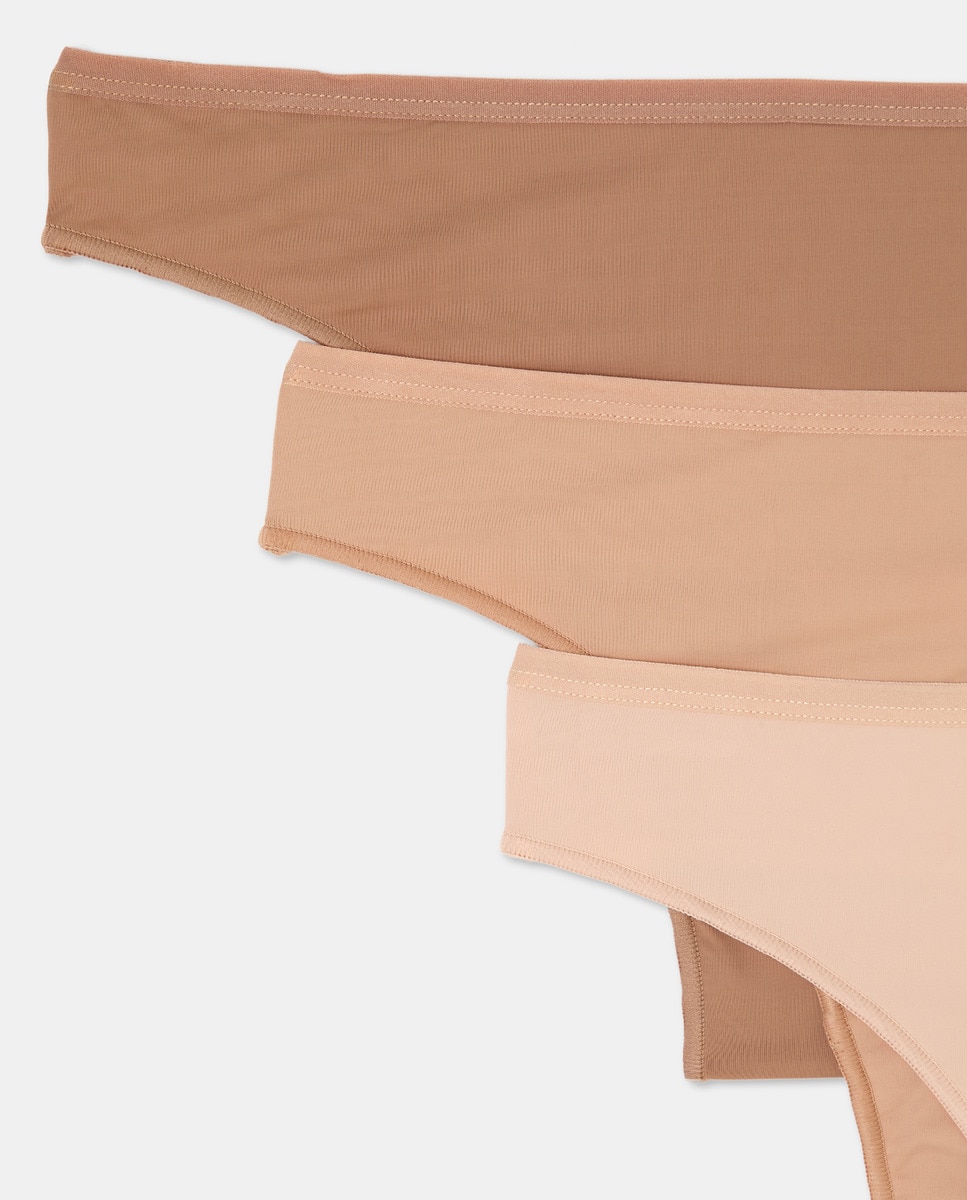 Pack de 3 Tangas Bege-5