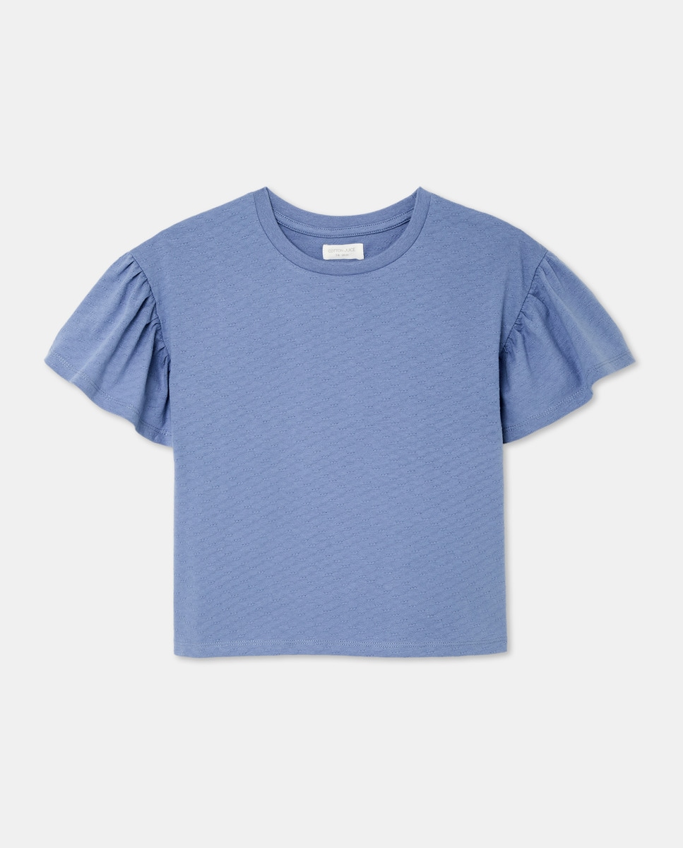 Camisola de Pijama com Estrutura 400 Azul-4