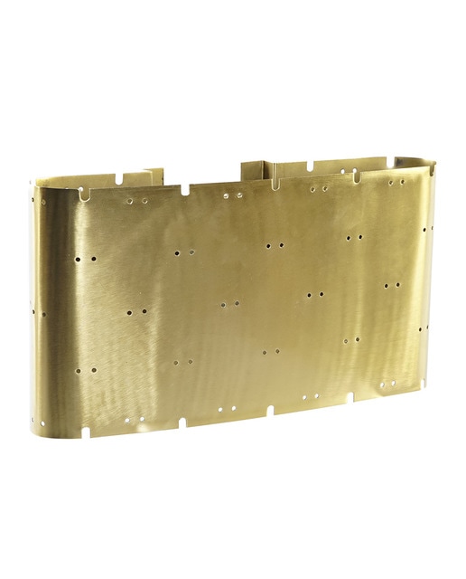 Imagen 0 de Lámpara aplique metal dorado