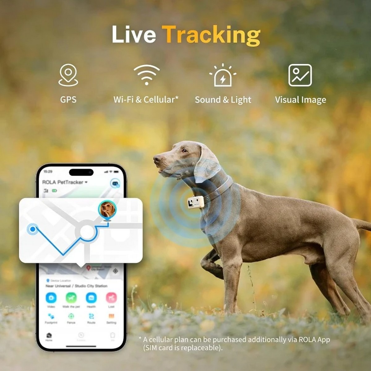 Localizador Enabot Rola PetTracker 32GB 1