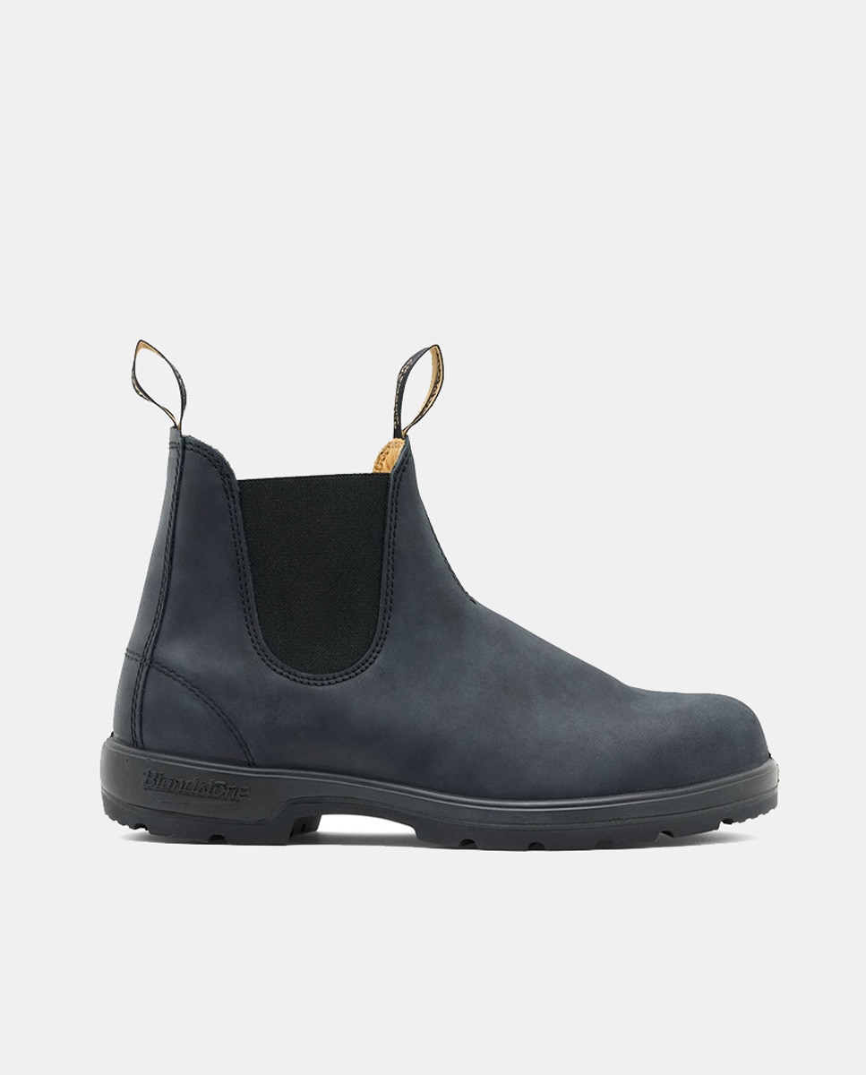 Botas Chelsea em Pele Preto-4
