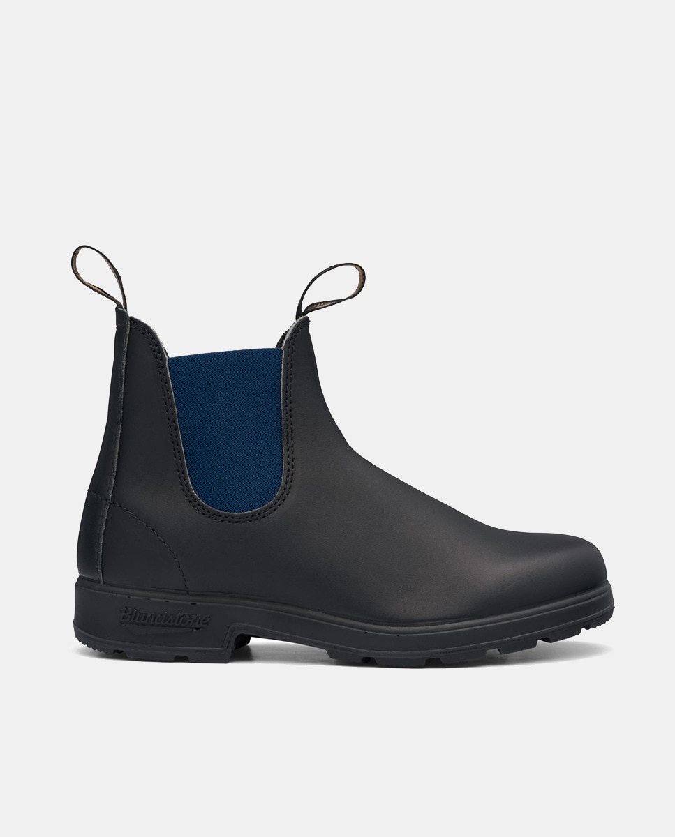 Botas Chelsea em Pele Preto-4