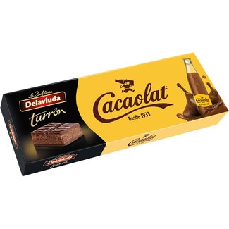 Cacaolat turrón de chocolate estuche 140 g - Delaviuda