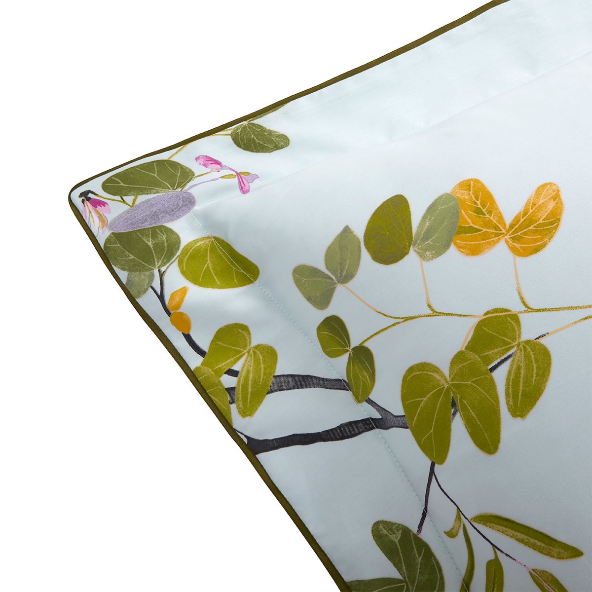 Funda de almohada algodón Luciole Yves Delorme Multicolor-3