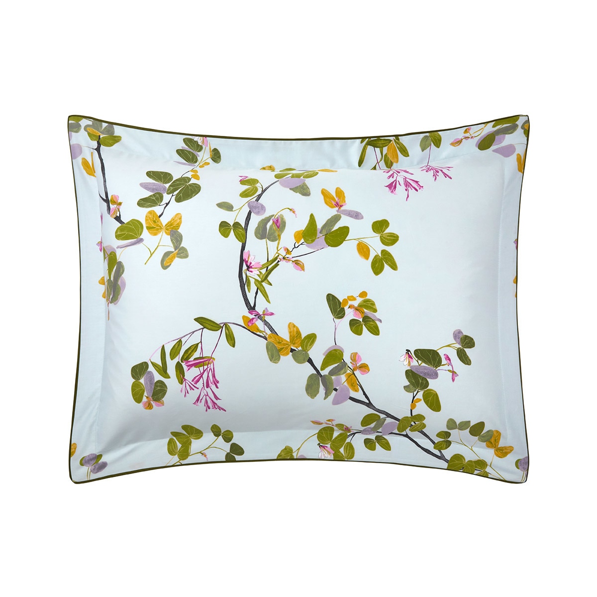 Funda de almohada algodón Luciole Yves Delorme Multicolor-1