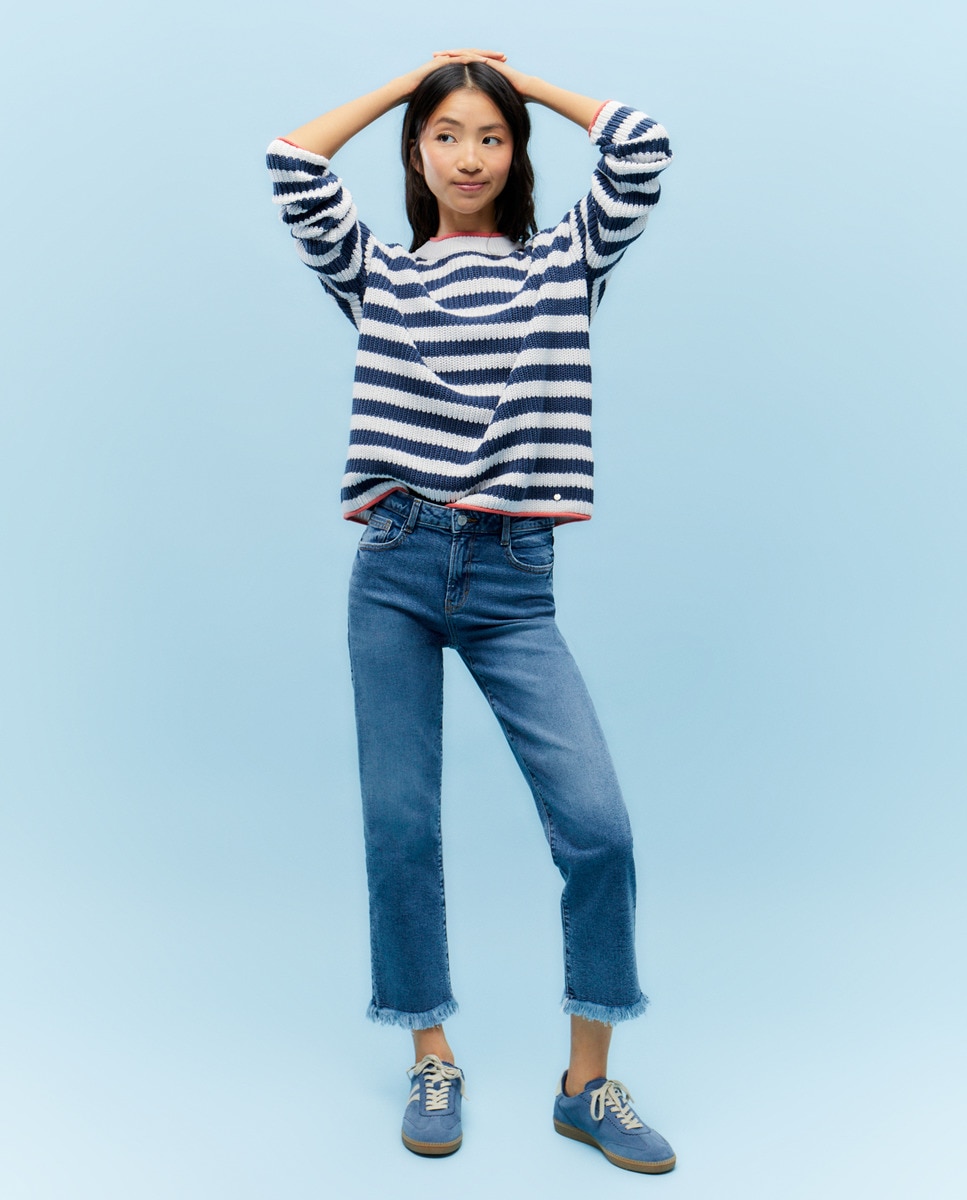 Coast Mujer Pantalon Campana Green Coast Pantalón De Mujer