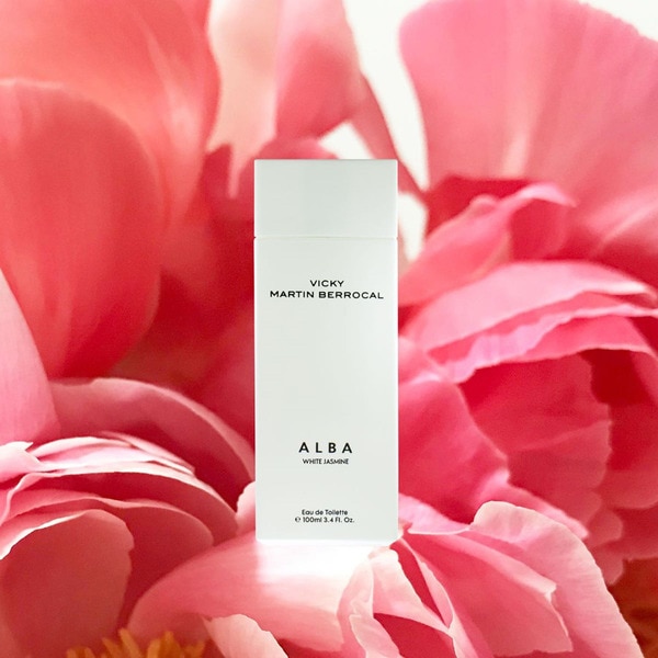 Alba Weißer Jasmin Schuber mit Eau de Toilette für Sie 100 ml + Zerstäuber 20ml