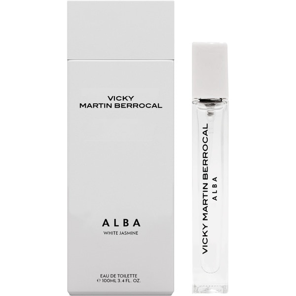 Alba Weißer Jasmin Schuber mit Eau de Toilette für Sie 100 ml + Zerstäuber 20ml
