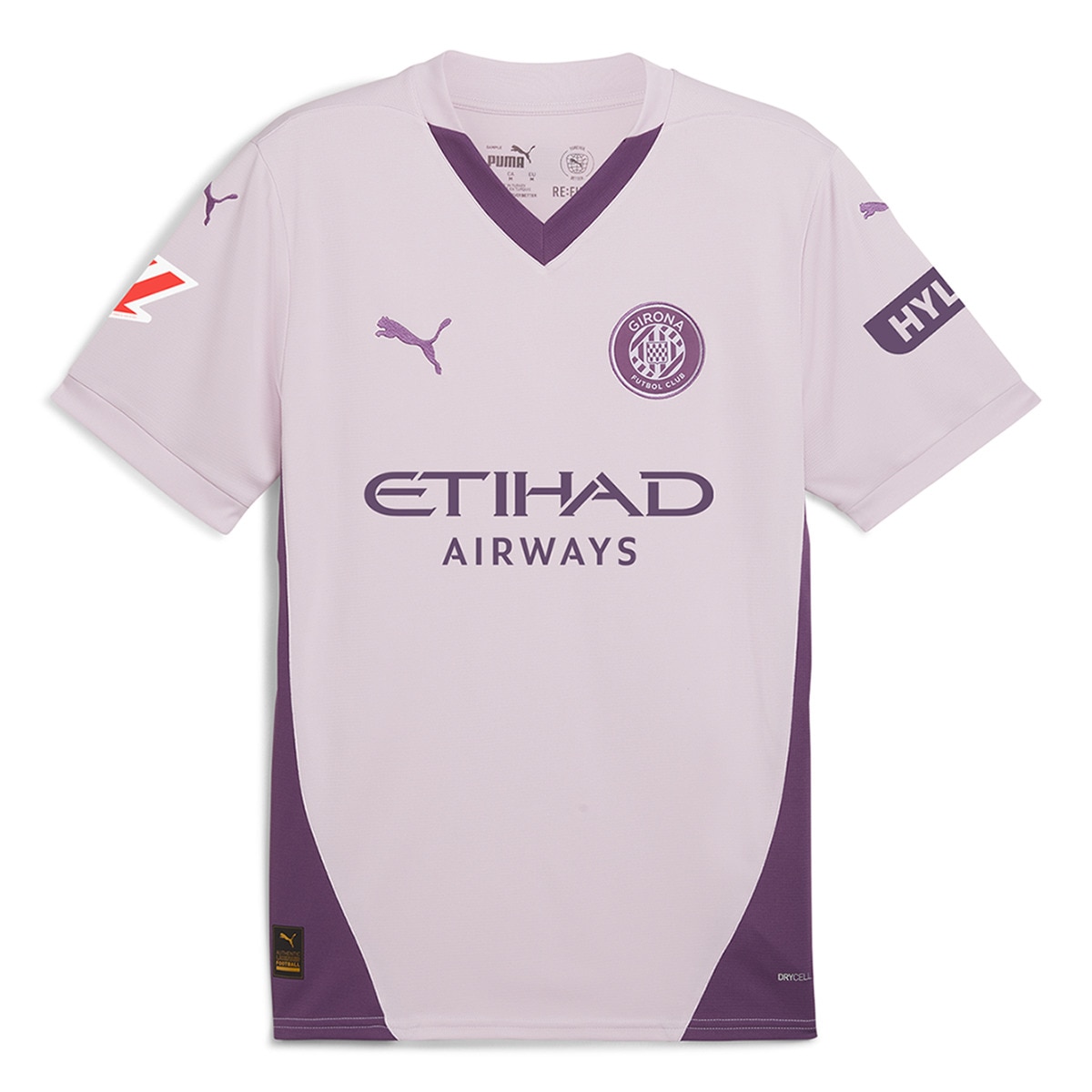 T-shirt de Criança 3.º Equipamento Girona FC 2024-2025 Rosa-1