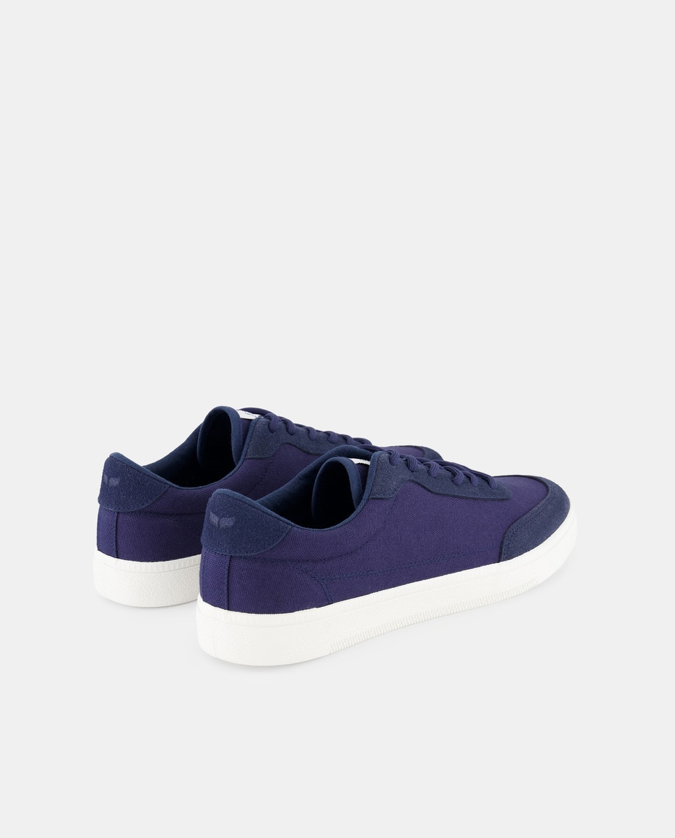 Sapatilhas Desportivas de Lona Azul-3