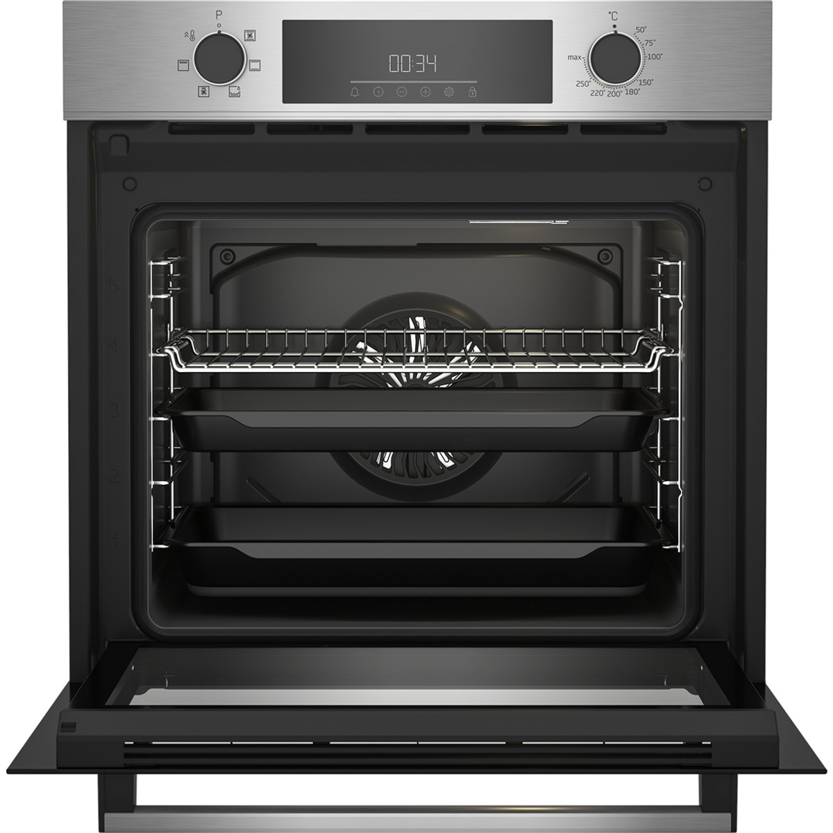 Horno multifunción Beko con 6 funciones - BBIE12300XD Inox-5