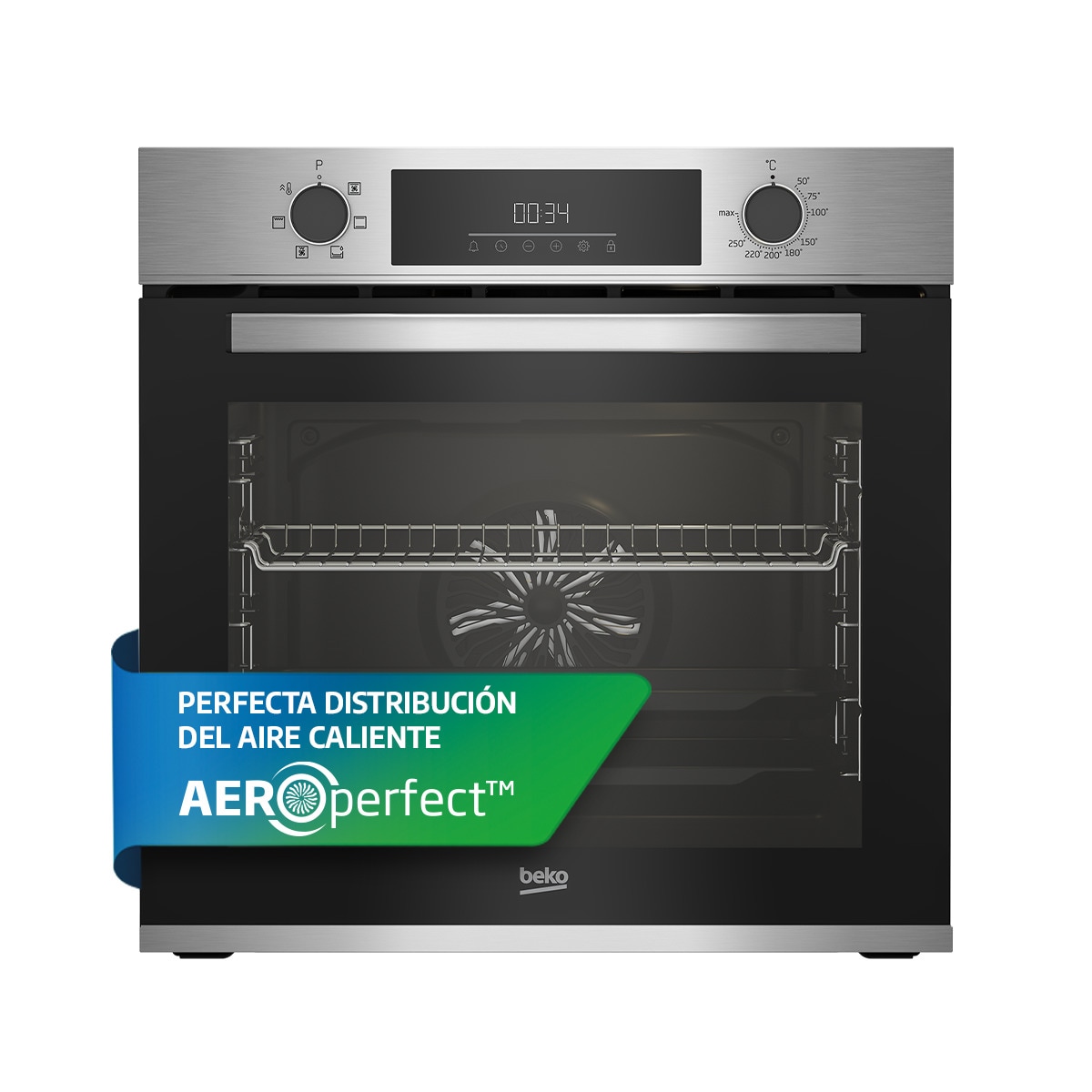 Horno multifunción Beko con 6 funciones - BBIE12300XD Inox-7