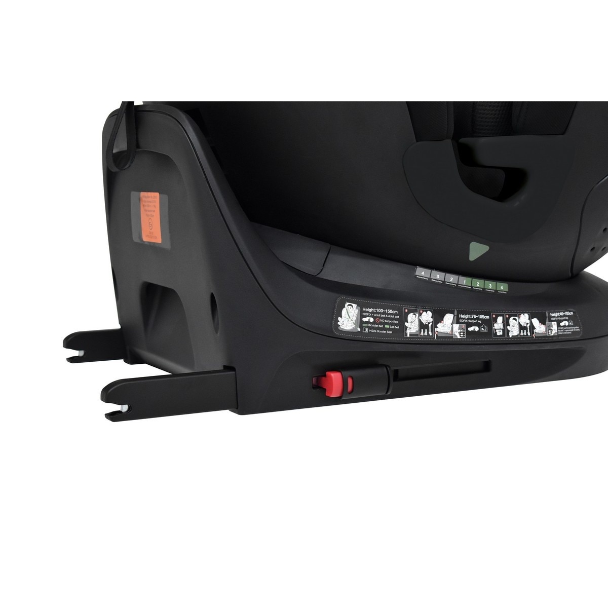Cadeira auto E-Rodeá Gr 0+/1/2/3 (i-Size) - Preto Preto-8