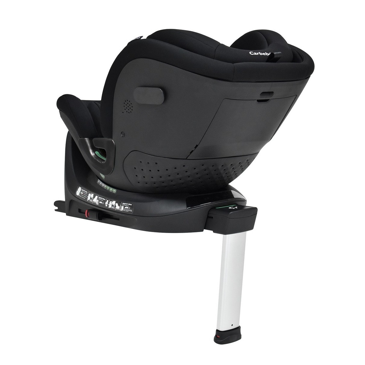 Cadeira auto E-Rodeá Gr 0+/1/2/3 (i-Size) - Preto Preto-5