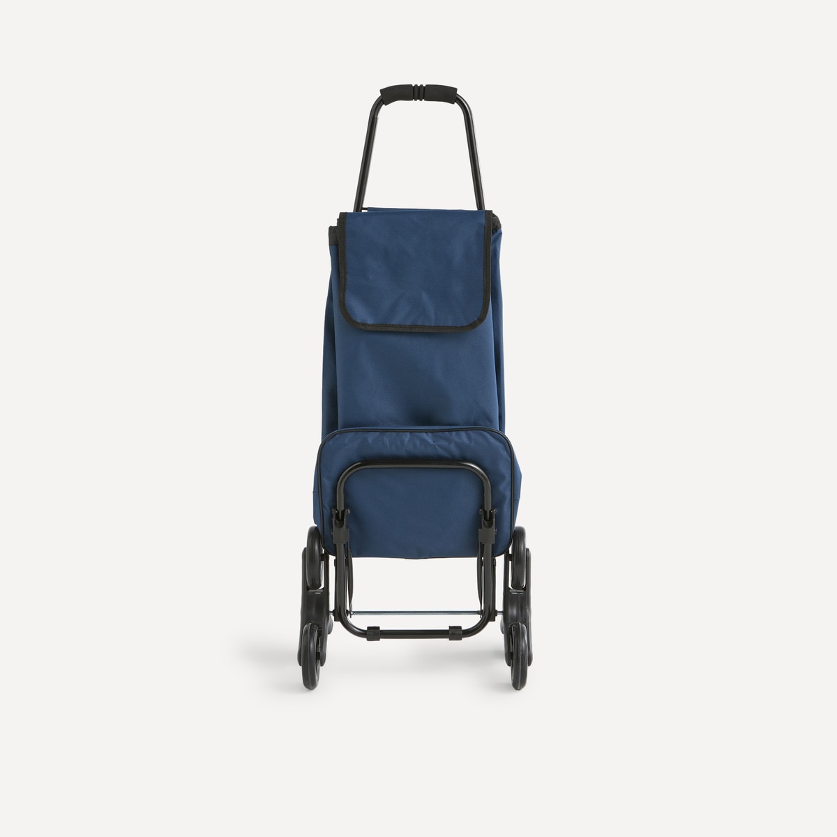 Trolley de Compras Dobrável de 6 Rodas que Sobem Escadas Azul-marinho-3