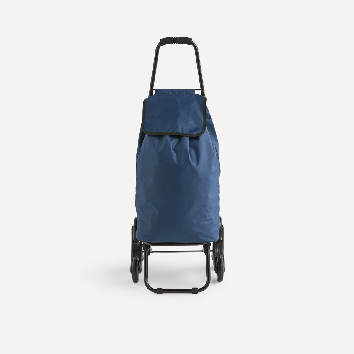 Trolley de Compras Dobrável de 6 Rodas que Sobem Escadas Azul-marinho-2