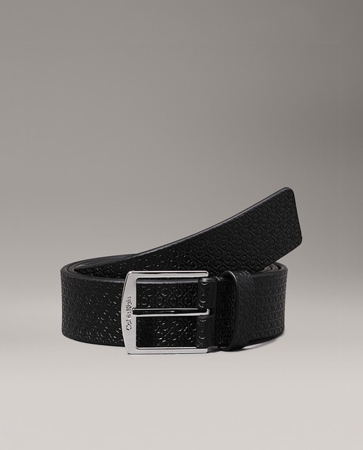 Imagen 0 de Cinturón de hombre de piel 35MM con estampado micromonogram