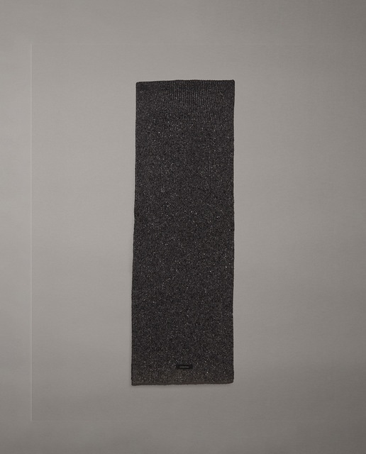 Imagen 0 de Bufanda de lana Calvin Klein con estampado melange de hombre