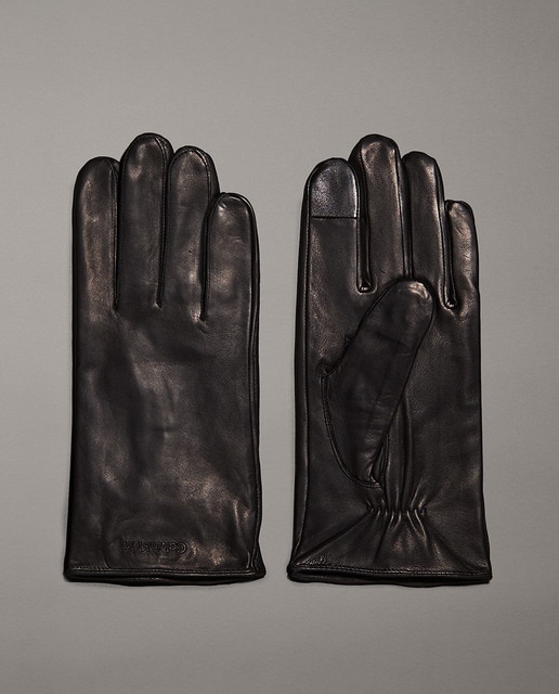 Imagen 0 de Guantes clásicos liso de hombre de piel