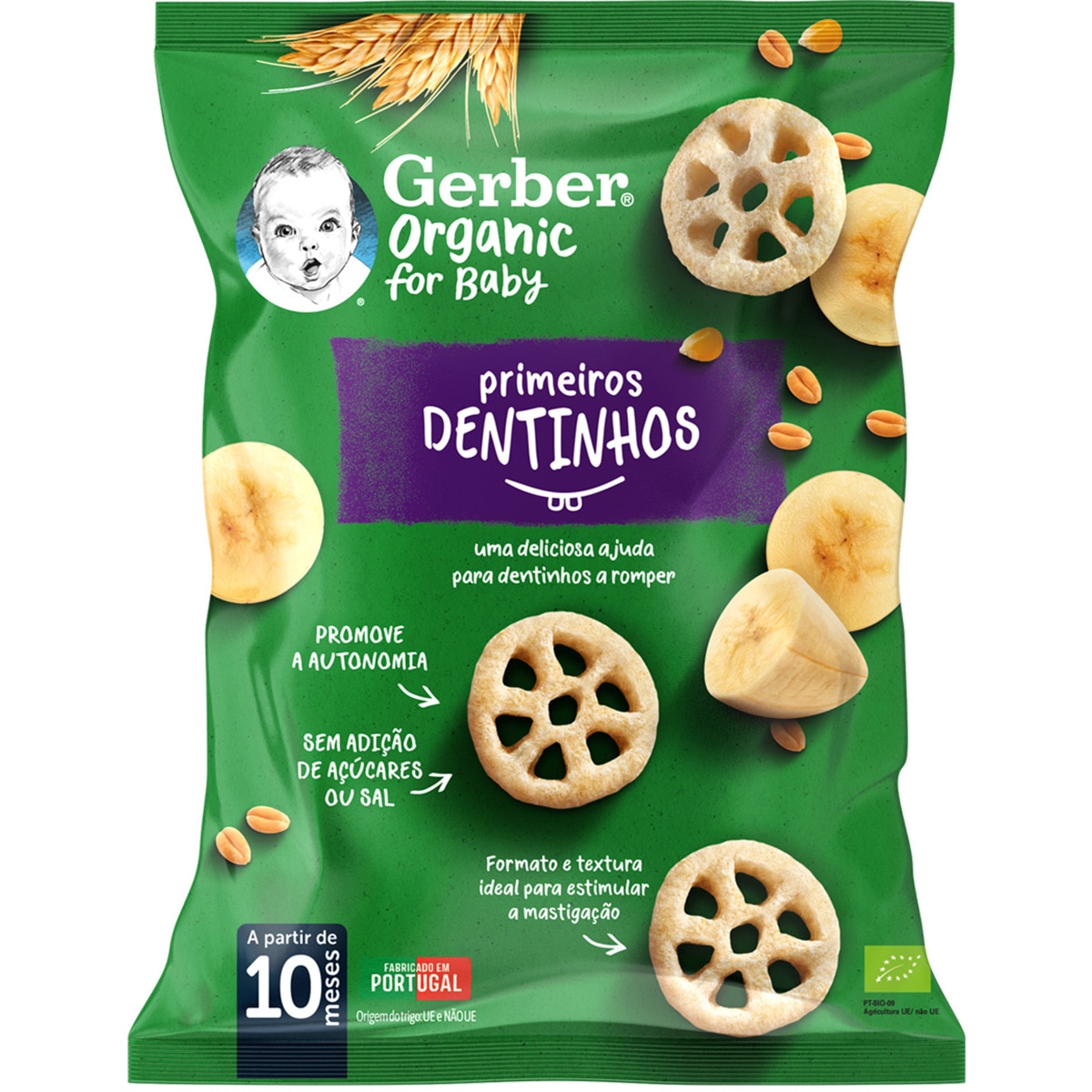 Puffs Bio Primeiros Dentinhos embalagem 28 g