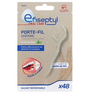 Porta-Fios Dentarios  de Trigo embalagem 48 unidades - Efiseptyl
