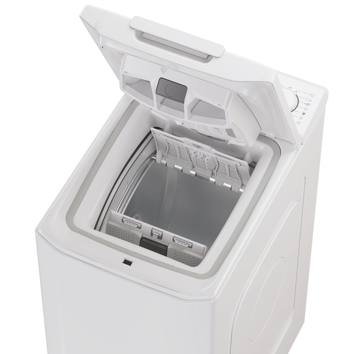 Lavadora carga superior Candy 6 kg / 1200 rpm ProWash 300 - TCA263D3-S Blanco-5