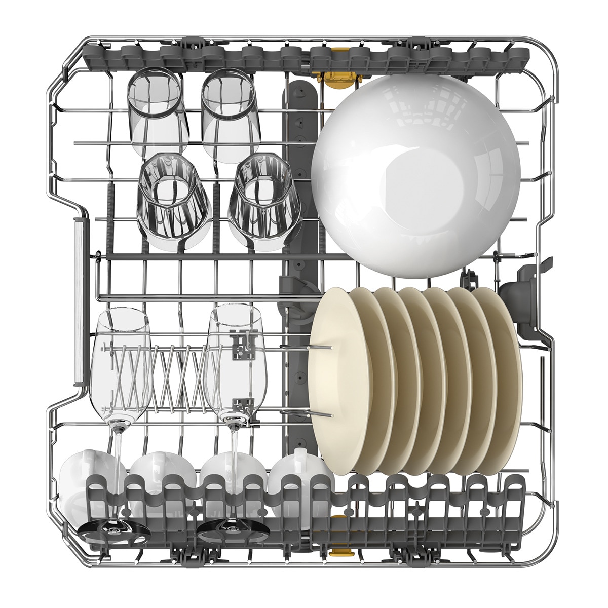 Máquina de Lavar Loiça Whirlpool W7F HS51 X de 15 Conjuntos, 3º Cesto e de 60 cm - Inox Inox-11